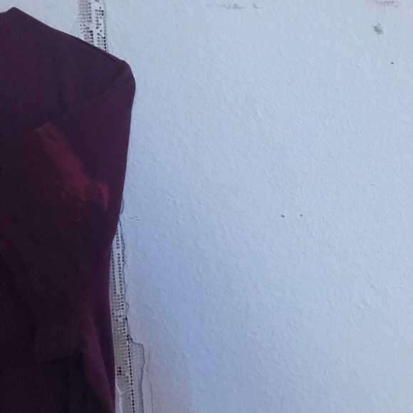 faded glory t-shirt maroon - Picture 3 of 4